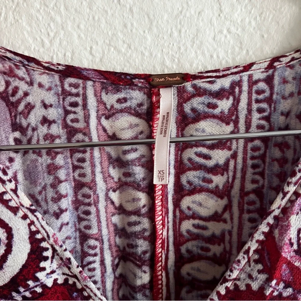 Free People Wild and Free Blouse Sz XS NWT